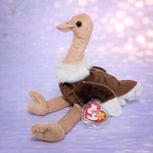Ty Beanie Babies Stretch Ostrich